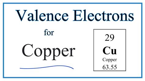 cu valence electrons